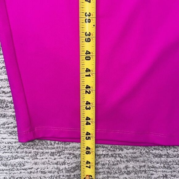 NWT Susana Monaco U Neck Bodycon MIDI Dress Pink Glo XL Revolve - Picture 11 of 15